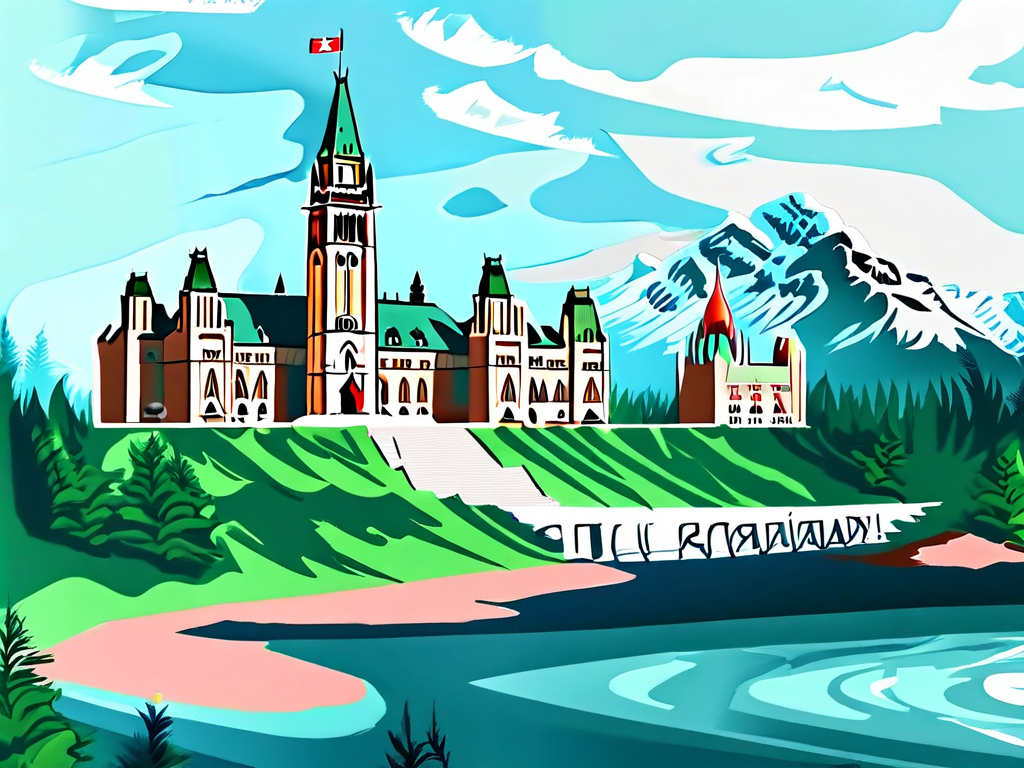 加拿大签证图示