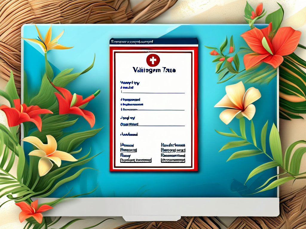 越南签证申请表模板