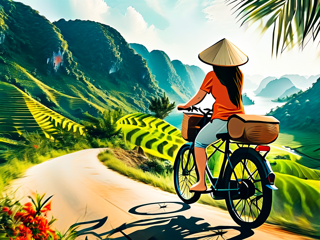 越南骑行签证申请流程示意图