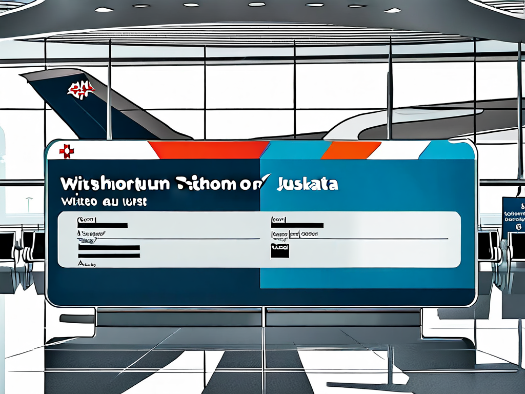 越南机场签证办理处示意图